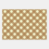 BROWN SEAMLESS PATTERNS WRAPPINGPAPIERSCHAPEN INPAKPAPIER VEL (Voorkant 3)