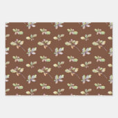 BROWN SEAMLESS PATTERNS WRAPPINGPAPIERSCHAPEN INPAKPAPIER VEL (Voorkant 2)