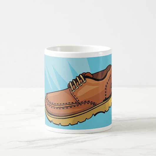 Brown Shoe Footwear Coffee Mug Koffiemok