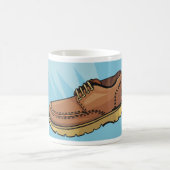 Brown Shoe Footwear Coffee Mug Koffiemok (Center)