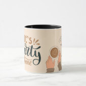 Brown Simple Het is feesttijd Mok (Midden)