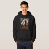 Brown Skin CNA Black CNA Melanin Certified Nursing Hoodie (Voorkant volledig)