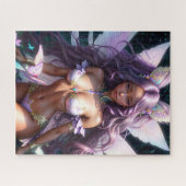 Brown Skin Fairy With Purple Hair Legpuzzel (Horizontaal)