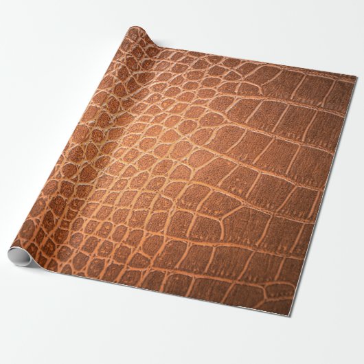 Brown skin leather texture backgroundskin,abstract cadeaupapier (Uitgerold)