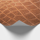 Brown skin leather texture backgroundskin,abstract cadeaupapier (Hoek)
