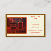 Brown Smoke Cigar Shop Visitekaartje (Voorkant)