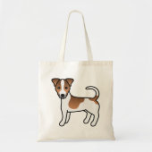 Brown Smooth Coat Jack Russell Terrier Dog Tote Bag (Voorkant)