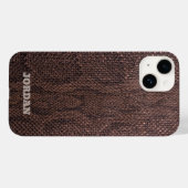Brown Snakeskin Hoesje-Mate iPhone Case (Achterkant (horizontaal))