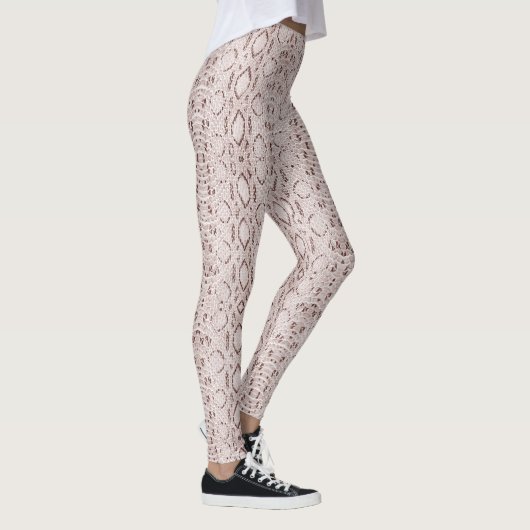 Brown Snakeskin Leggings (Rechts)