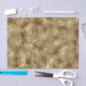 Brown Snakeskin-patroon Tissuepapier (Craft)