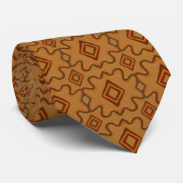Brown Southwestern Style Pattern  Stropdas