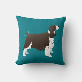 Brown Springer Spaniel Basic Breed  Kussen