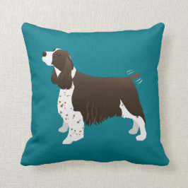 Brown Springer Spaniel Basic Breed  Kussen