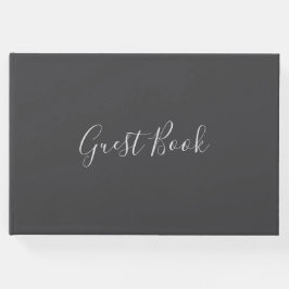 Brown Standard Guest Book | Luxe bruiloften Gastenboek