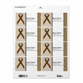 Brown Standard Lint door Kenneth Yoncich Etiket (Full Sheet)