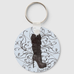Brown Stiletto Boot Sleutelhanger