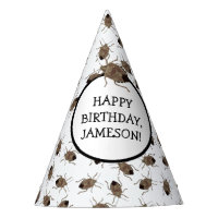 Brown Stink Bug Illustration Personalized Party