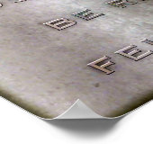 Brown Stone "PURPLE HEART" Poster (Hoek)