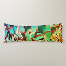 Brown streaks over green or aquamarine background