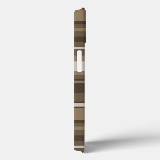 Brown stripes Case-Mate iPhone case (Achterkant / Rechts)