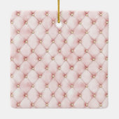 Brown Stripes Globe World Keramisch Ornament (Achterkant)