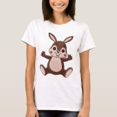 Brown Stuffed Bunny T-shirt (Voorkant)