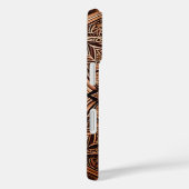 Brown Stylish Mandala Phone Case  (Achterkant / Rechts)