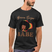 Brown Sugar Babe  4 T-shirt (Voorkant)