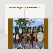 Brown Sugar Babes Ansichtkaart 2 Briefkaart (Voorkant / Achterkant)