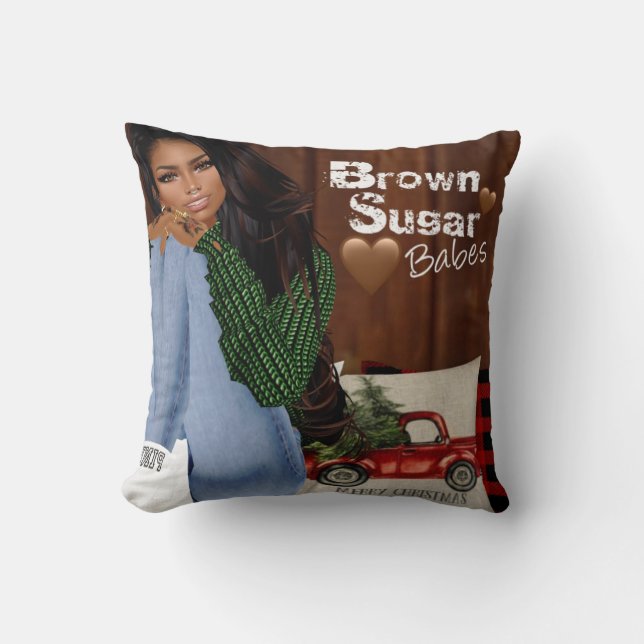 Brown Sugar Babes Pillow 1 Kussen (Voorkant)