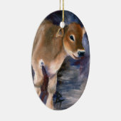 Brown Swiss Calf Ornament (Rechts)