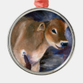 Brown Swiss Calf Ornament (Voorkant)