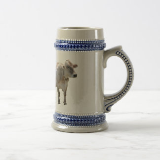 Brown Swiss Stein Bierpul