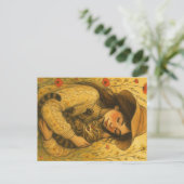 Brown Tabby Cat Mom Briefkaart (Staand voorkant)