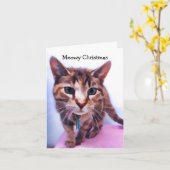 Brown Tabby Kaart (Gele Bloem)