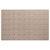 Brown, Tan, Cream Leopard Fabric Stof (Yard (91,4 cm))
