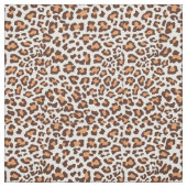 Brown, Tan, Cream Leopard Fabric Stof (Swatch)
