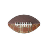 Brown Tartan Mini Football (Voorkant)