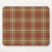 Brown Tartan Mousepad Muismat (Voorkant)