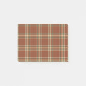 Brown Tartan Post-it® notes (Voorkant)