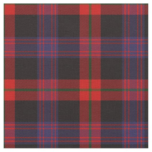 Brown Tartan Print Stof (Close Up)