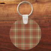 Brown Tartan Sleutelhanger (Voorkant)