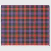 Brown Tartan Wrapping Paper Cadeaupapier (Vlak)