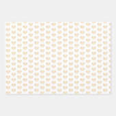 Brown Teddy Bear Baby shower Wrapping Sheets Inpakpapier Vel (Voorkant 2)