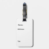 Brown Teddy Bear Bagagelabel (Achterkant verticaal)