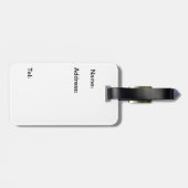 Brown Teddy Bear Bagagelabel (Achterkant horizontaal)