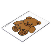 Brown Teddy Bear Notitieboek (Linkerzijde)