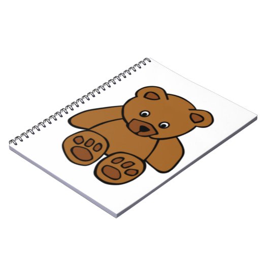 Brown Teddy Bear Notitieboek (Linkerzijde)