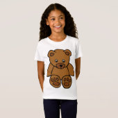Brown Teddy Bear T-shirt (Voorkant volledig)