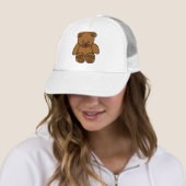 Brown Teddy Bear Trucker Pet (In situ)